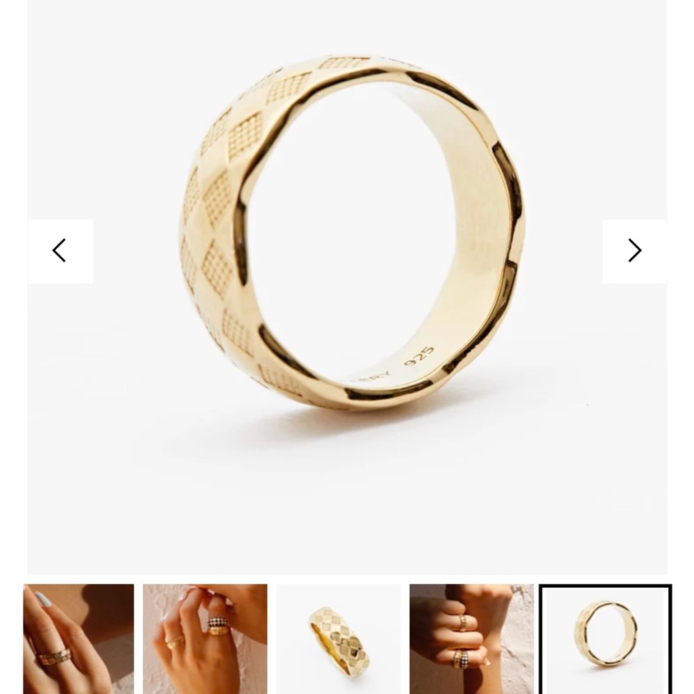 Rellery Checker Band Ring - Picture 4 of 12